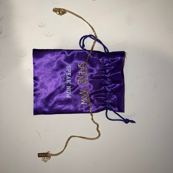 Taylor Swift SPEAK NOW Gold Choker Taylor’s Version Merch Drop - Picture 2 of 2